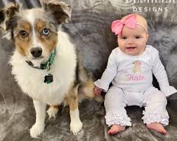 Baby Girl Dog Gift, Baby Girl Puppy Outfit, Baby Girl Clothes, Puppy First  Birthday, Baby Girls Monogram Outfit, Puppy 1st Birthday