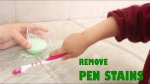 Dab at the stain with a dry paper towel. How To Remove Pen Stains Easily Simplekidscrafts Simplekidscrafts Youtube
