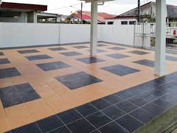 Your budget renovation store projek ubahsuai porch kereta rumah teres 2 tingkat. Jubin Lantai Car Porch