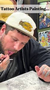 Artist Painting Palette Tattoo