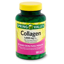 Check spelling or type a new query. Spring Valley Collagen Type 1 3 Plus Vitamin C Dietary Supplement 1 000 Mg 120 Count Walmart Com Walmart Com