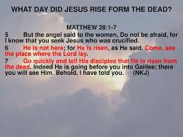 According to the new testament writings he was firstborn from the dead, ushering in the kingdom of god. Sabbath Day By Harold Harstvedt Ppt Download