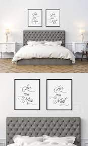 Navy pink wall art set of 3, blue blush pink wall art, modern bedroom wall art set, modern wall art set of 3, abstract printable art digital. Set Of 2 Printable Romantic Wall Art Bedroom Decor Love You More Love You M Romantic Bedroom Wall Decor Bedroom Decor For Couples Bedroom Wall Designs