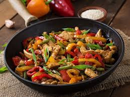 Saute De Poulet Et Petits Legumes Au Wok Recette Poelee De Poulet Recette Saute De Poulet Recettes Wok