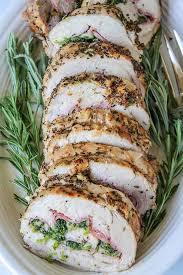 This pork tenderloin recipe is an amazing dinner idea that makes a tender & juicy meal in only 30 min. Cordon Bleu Stuffed Pork Loin Seeking Good Eats