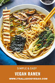 Vegan Miso Ramen Recipe In 2020 Easy Vegan Ramen Toppings Vegan Ramen