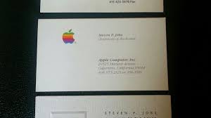 While the digital business card makers let you quickly create a digital calling card. Three Steve Jobs Business Cards Sell For 10 050 Cnet
