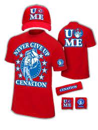 John Cena Kids Red Costume Hat T Shirt Wristbands Boys Red Costume Costume Hats John Cena