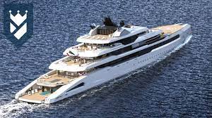 Last year there was a total of 3 yachts over 100m built. 113 Meter Long Super Yacht Ganimede Youtube