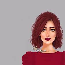 صور بنات كرتون مرسومة رمزيات بنات مرسومات portrety devochek pricheski devchachij