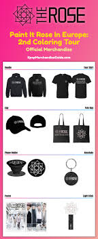 The Rose Merchandise I got to hang out with the hilarious & talented kpop band, the rose! the rose merchandise