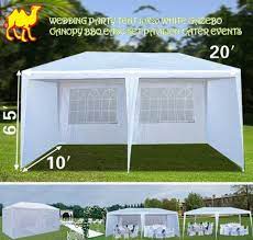 It's perfect for any occasion and. Strong Camel Wedding Party Tent 10x20 White Gazebo Canopy Bbq Easy Set Pavilion Cater Events Buy Online In Dominica At Dominica Desertcart Com Productid 1648206
