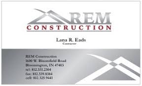 Yellow teal building contractor business card. Business Card Designs Biz Logo Business Cards