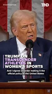 President Trump speaks about protecting women's sports and transgender  athletes, introducing Payton McNabb during Congress address. , MORE:  https://bit.ly/3EYPTIT