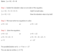 Start studying solving absolute value equations. Equations With Absolute Value