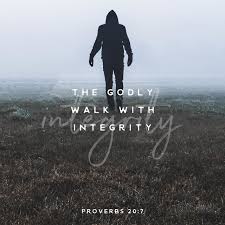 The Godly Walk With Integrity Blessed Are Their Children Who Follow Them Proverbs 20 Proverbs Bible Inspiration