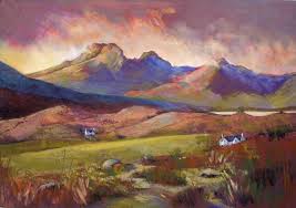 Margaret Evans Soft Pastel In Scotland Soft Pastel Art Abstract Landscape Pastel Art