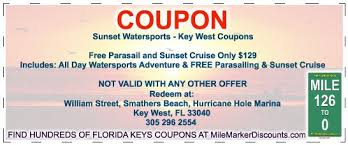 Sunset Watersports Key West Deals And Coupons Key West Coupons Key Largo Key West