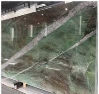 Dalles de quartzite poli vert Patagonia pour plans de travail et tables