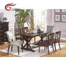 Living room, bed room, dining room, coffee & end tables, washer & dryer, fridge. Cheap Dining Room Table And Leather Wood Chair With Classic Wooden Dark Color Of Dining Room Furniture Wa431 Dining Room Sets Aliexpress