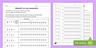 Savesave fisa de lucru matematica clasa pregatitoare for later. Adunarea 0 10 FiÈ™Äƒ De Lucru Cu Axa Numerelor