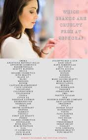 Cruelty Free Brands At Sephora Cruelty Free Brands Cruelty Free Skin Care Cruelty Free Makeup Brands