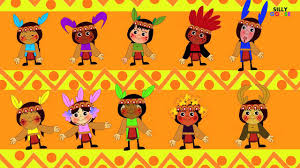 Ten Little Indian Boys Nursery Rhyme With Lyrics Youtube
