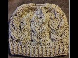Boho Messy Bun Beanie Youtube Messy Bun Hat Crochet Bun Hat Crochet Pattern Crochet Messy Bun