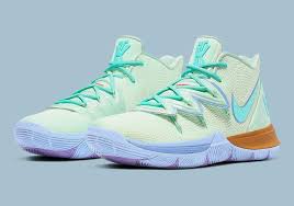 We can infer from this that kyrie irving is a spongebob junkie. The Nike Kyrie 5 Squidward Releases On August 10th Womens Basketball Shoes Girls Basketball Shoes Nike Basketball Shoes