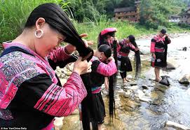 Share your videos with friends, family, and the world The Ancient Chinese Community Where Women Only Cut Their Hair Once In Their Lives Daily Mail Online