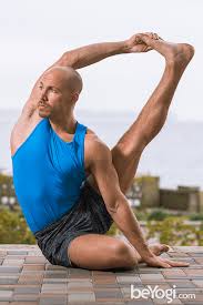 Compass Pose Parivrtta Surya Yantrasana Beyogi Yoga Poses Yoga Poses For Men Yoga Pose Ideas
