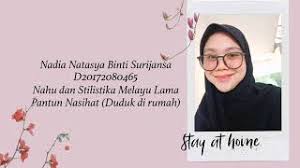 Pantun ini berisi nasihat atau nilai moral yang ingin disampaikan kepada masyarakat. Pantun 4 Kerat Nasihat Duduk Di Rumah Youtube