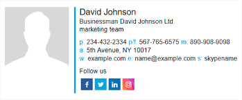 A rich collection of email signature templates you can use for business and personal purposes. Professional Tips On How To Apply A Proper Format For A Business Email Signature With Examples Newoldstamp