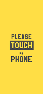 The screen size is 480x854. Touch My Phone Wallpaper 1080x2340