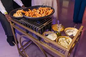 Comedian stephen colbert arrives at a party at the macedonian embassy in washington following the white house correspondents' dinner, april 29, 2006. 15 Creative Catering Ideas From White House Correspondents Dinner Parties French Fried Potatoes Catering Food