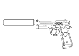 41 pistol pictures to print and color. Cs Go Coloring Pages Print The Best Images From The Game