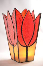 Three different glasses painted with different patterns. Sign In Stained Glass Candles Stained Glass Candle Holders Stained Glass Flowers