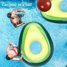 Amazon Com Lankee Inflatable Avocado Pool Float With Ball Swimming Pool Inflatable Toys Summer Beac Inflatable Swimming Pool Pool Floats For Adults Pool Float