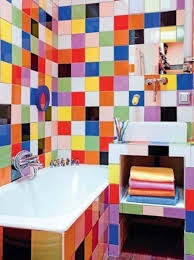 Benefits Of Using Multicoloured Accessories Colorful Bathroom Tile Bathroom Wall Tile Design Kids Bathroom Wall