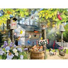 All shapes, sizes & colors! Birds On A Wire 300 Large Piece Jigsaw Puzzle Spilsbury