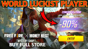 Shop đang có chương trình giảm giá 70% kim cương. Mystery Shop 90 Discount In Free Fire World Luckist Player In Free Fire Buy Full Mystery Shop Youtube