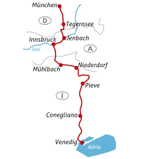 Radreise Oder Rennradtour Munchen Venedig