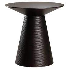 4.5 out of 5 stars. Aurea Mid Century Modern Ribbed Pedestal Round Black Oak Side End Table Contemporary Side Tables Modern Side Table Side Table