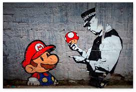 106 awesome banksy graffiti drawings | banksy is one of the greatest graffiti artists of all time. Awkward Styles Mario And Policeman Poster Art Prints Banksy Graffiti Art Banksy Fans Gifts Banksy Mario Art Painting Unframed Art Picture Banksy Fans Home Decor Art Lovers Gifts British Street Art