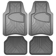 Armor All 78847 Grey Rubber Interior Floor Mat 4 Piece