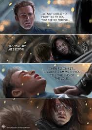 I Am With You Till The End Of The Line Till The End Of The Line By Unicatstudio On Deviantart Captain America And Bucky Captain America Winter Soldier End Of The Line