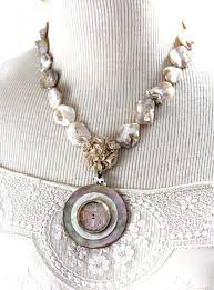 Stunning Carved Castle Antique Mother Of Pearl Castle Button Etsy How To Make Necklaces Mrs Necklace Mother Of Pearl Necklace