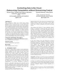 Transitioning from one datacenter to another requires preparation and effort. Pdf Controlling Data In The Cloud Outsourcing Computation Without Outsourcing Control