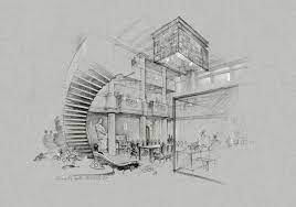 Architectural Sketches Rendering Pencil Photoshop Watercolor Exterior Interior Interior Architecture Drawing Architecture Sketch Architecture Drawing