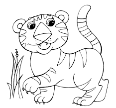 Dibujos De Tigres Para Colorear